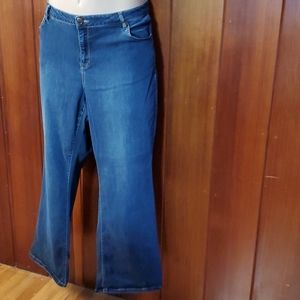 Lane Bryant 24 Mid Rise Boot Cut Jeans